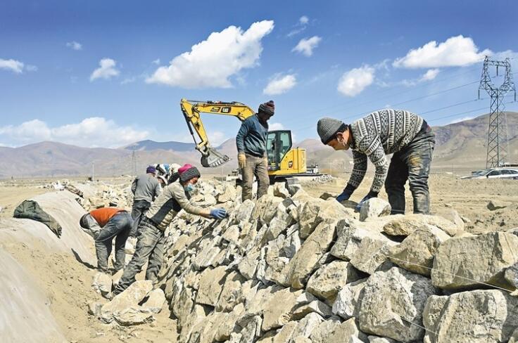 萨迦县​大力推进高标准农田建设